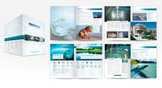 Client : Bionest. Brochure corporative | Design imprimé